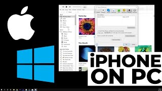 How to Sync an iPhone with a PC  Quick Fix [upl. by Drauode]