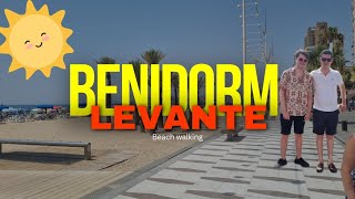 Levante Beach walk BENIDORM [upl. by Antonie]