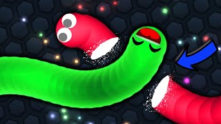 Slitherio TINY SNAKE BECOMES A HACKER SNAKE  Best Slitherio Gameplay [upl. by Ynelram]