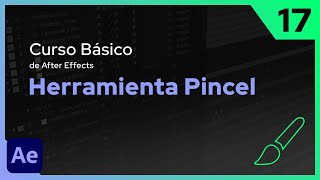 Herramienta Pincel  After Effects  Tutorial [upl. by Ahtnamas850]