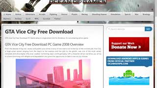 GTA Vice City GAME FREE DOWNLOAD IN HINDIENGLISH FREE COMPLETE [upl. by Takken]