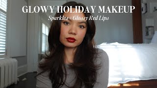 GLOWY HOLIDAY MAKEUP [upl. by Saxet]