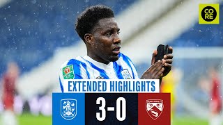 EXTENDED HIGHLIGHTS  Huddersfield Town 30 Morecambe [upl. by Htiffirg103]