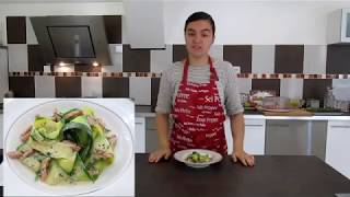 Les courgettes en tagliatelles façon carbonara cest trop bon [upl. by Broek121]