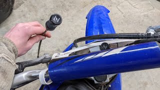 Changing the Choke Cable on a 2014 TTR 125 [upl. by Templas]