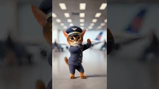 Watch the Pilot Abyssinian Cat Nail the APT Dance ✈️ [upl. by Amrac]