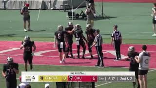 Carnegie Mellon Football Highlight vs Geneva 91424 [upl. by Debi]