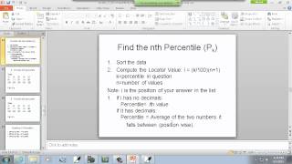 Elementary Statistics Measures of Position and Outliers [upl. by Girish]