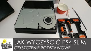 Jak wyczyścić konsolę PS4 Slim  Czyszczenie podstawowe  alejaktozrobic [upl. by Loy]