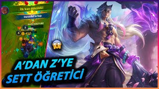 ADAN ZYE SETT ÖĞRETİCİ  EJDER RUH VE 3 INHIBTEN MAÇ DÖNDÜ  Wild Rift [upl. by Oyam]