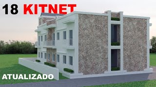 18 KITNET  Prédio Atualizado [upl. by Pyotr]