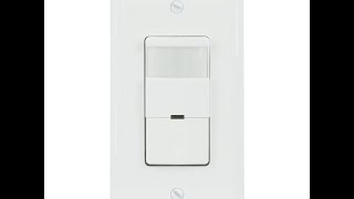 Occupancy Sensor Light Switch Going Green [upl. by Kienan]