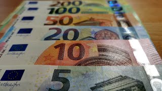 4K ALL Euro banknotes in 2021 [upl. by Delanie]