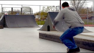 TRE FLIP NOSESLIDE NOLLIE LASER FLIP OUT  Matt Larson [upl. by Aillicec]