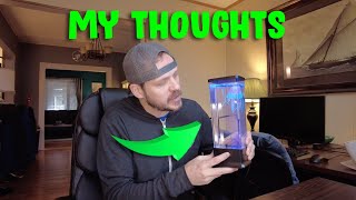 COLORLIFE Electric Jellyfish Tank Table Lamp Review [upl. by Ofloda]