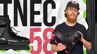 TNEC 58 Skates  The Lightest Aggressive Skating Boot [upl. by Hazlip740]