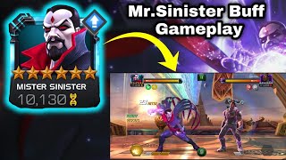 Mr Sinister BUFF is insane Tons of abilities Damage showcaseGameplay  MCOC [upl. by Haseefan]