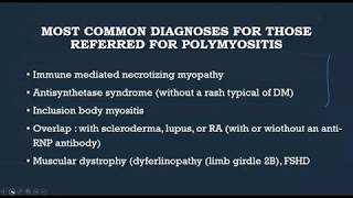 Is it Polymyositis or ImmuneMediated Necrotizing Myopathy [upl. by Miof Mela]