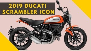 2019 DUCATI SCRAMBLER ICON PRICE AND SPECS [upl. by Okwu]