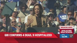 VP Harris addresses Georgia high school shooting [upl. by Notyalc512]