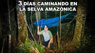 3 días caminando en el CORAZÓN SALVAJE DE LA SELVA AMAZÓNICA Selva Colombiana  Jordy Aventurero [upl. by Naillik]