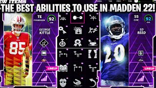 THE BEST ABILITIES TO USE IN MADDEN 22 WHICH ABILITIES YOU NEED  MADDEN 22 ULTIMATE TEAM [upl. by Cuthburt988]