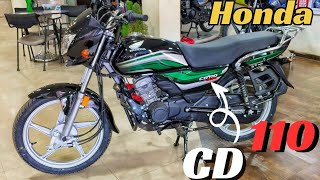 Honda CD 110 dream deluxe 2024 New update OBD2 E20 bs7 price average full review cd110 hondabike [upl. by Netnerb983]