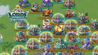 Lords Mobile 王國紀元｜50m Castle returns 0 in three rallies [upl. by Nace650]