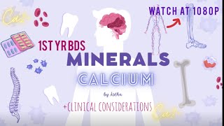 Calcium Essay for 10 marks with MNEMONICS  Minerals  Biochemistry  BDS [upl. by Teeter]