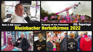 XXL Reportage  Rheinbacher Herbstkirmes 2022  Rundgang mit dem Platzmeister Interviews und mehr [upl. by Nref212]