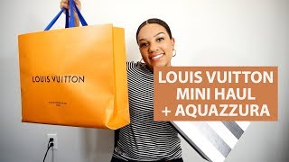 LOUIS VUITTON GRACEFUL PM REVIEW  CLEMENCE WALLET  LOUIS VUITTON AQUAZZURA [upl. by Gelasius]