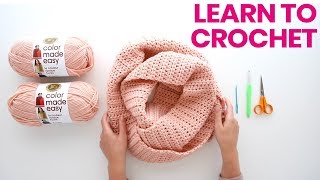 How to Crochet a Scarf  no experience needed [upl. by Jagir301]