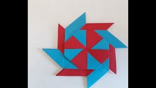 Easy Transforming Ninja star l how to make a transforming ninja star [upl. by Ornie]