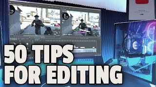 50 MUSTKNOW EDITING TIPS FOR GAMING VIDEOSCLIPS in 8 minutes [upl. by Notsgnal]