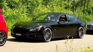 Maserati Quattroporte GTS lots of revs amp sound HD [upl. by Truman]