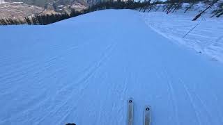 Serre chevalier piste rouge Eduits [upl. by Nylime]