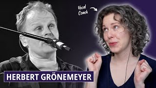 Vocal Coach Hears quotDer Wegquot for the First Time  Herbert Grönemeyer Reaction and Vocal Analysis [upl. by Matrona]