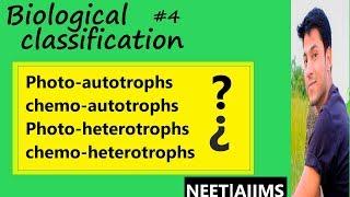 Lec4 Biological classification Hindi  Nutrition Based classification  NEET AIIMS [upl. by Frederiksen]