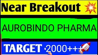 AUROBINDO PHARMA SHARE LATEST NEWS TODAYAUROVINDO PHARAM SHARE ANALYSISAUROBINDO PHARMA SHARE NEWS [upl. by Airotkiv]