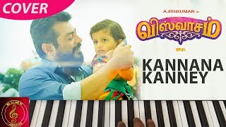 Viswasam  kannana kanney  Instrumental Cover  Raj Bharath  Ajith kumar [upl. by Lac]