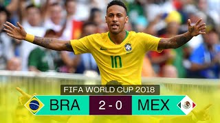 Neymar leads Brazil to qualify with a fantastic performance and destroys Mexico in a fiery match 🔥 [upl. by Aleafar418]