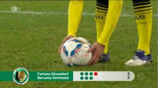 Düsseldorf 45 Dortmund DFP POKAL Elfmeterschiessen 20Dez2011 [upl. by Gav87]