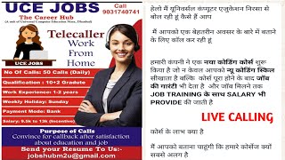 Tellicalling Jobs at Home 2024  25  12 work From Home Jobs Telecaller Jobs  Pan India Hiring [upl. by Malynda614]