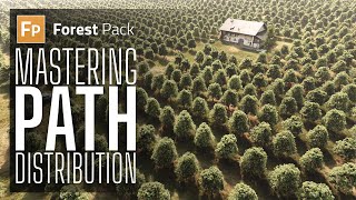 Using Forest Pack 8s Path Distribution effects [upl. by Hsetirp625]