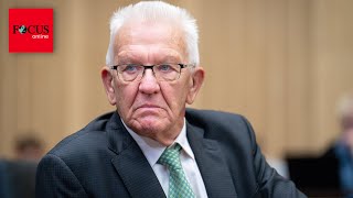 Kretschmann für Begrenzung der irregulären Migration „Sonst kommt das Asylrecht unter die Räder“ [upl. by Lilli]