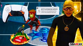 NBA 2K22 ADVANCED DRIBBLE TUTORIAL HANDCAM HOW TO BE UNGUARDABLE BEST BADGES amp COMBOS BREAKDOWN [upl. by Nyssa]