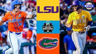 5 LSU vs 2 Florida  Championship Game College World Series  2023 College Baseball Highlights [upl. by Twum704]