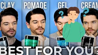 Difference between hair products gel wax cream pomade 🤔 [upl. by Allebram]