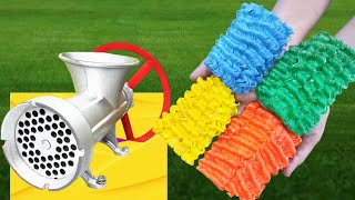 New Experiment  Colourfull Maggie  Meat Grinder new video ASMR [upl. by Ffirahs]