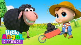 Baa Baa Black Sheep  Classic Nursery Rhyme  Little Angel And Friends Kid Songs [upl. by Vanessa834]